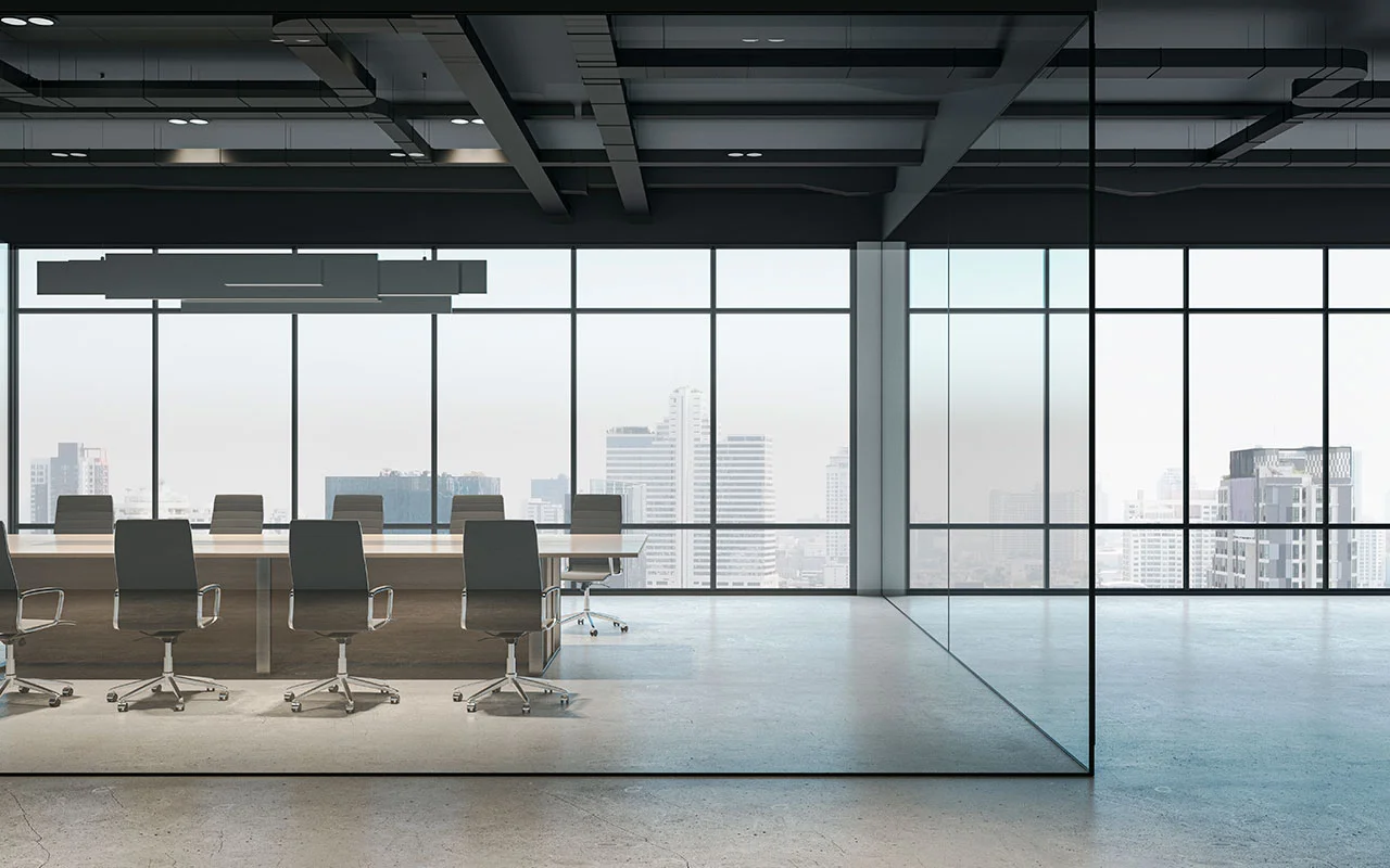 crisvisa-extraclaro-side-view-on-modern-conference-room-with-wooden-table-behind-glass-partitions-in-spacious-office-on-high-floor crisvisa-extraclaro-side-view-on-modern-conference-room-with-wooden-table-behind-glass-partitions-in-spacious-office-on-high-floor