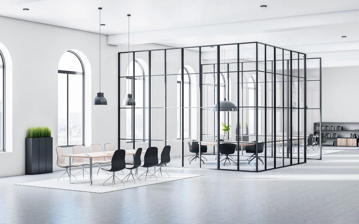 crisvisa-extraclaro-sunny-huge-stylish-open-space-office-with-arched-windows-white-walls-grey-floor